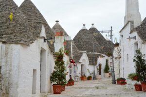 Puglia régió érdekes trulli települése Alberobello