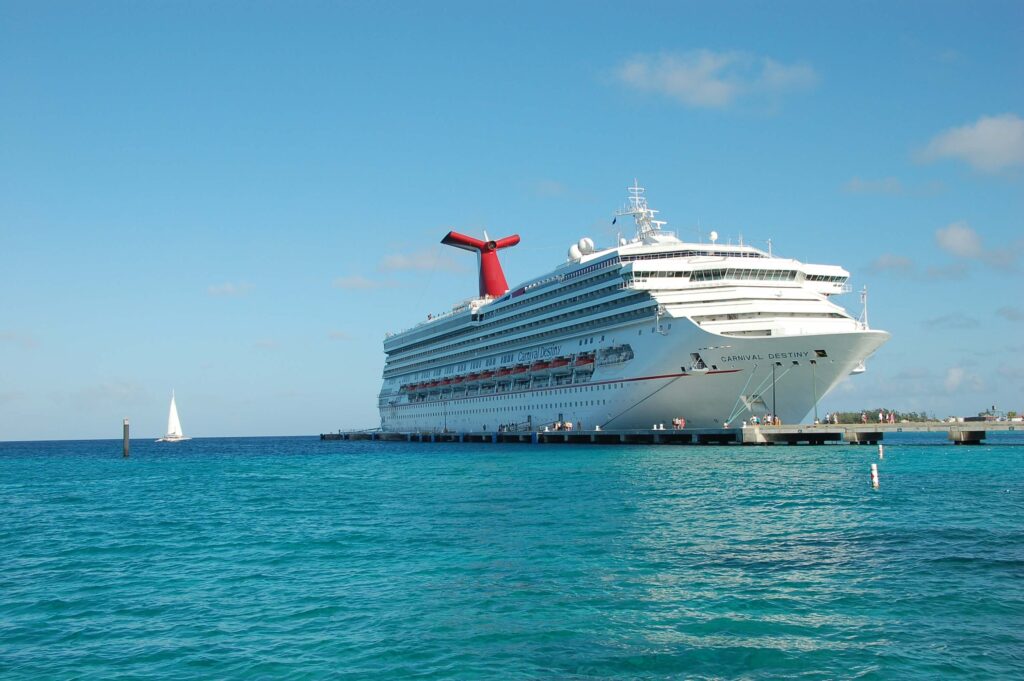 Kikötött a hajónk Grand Turk szigetén