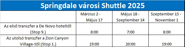 kekutazo springdale shuttle