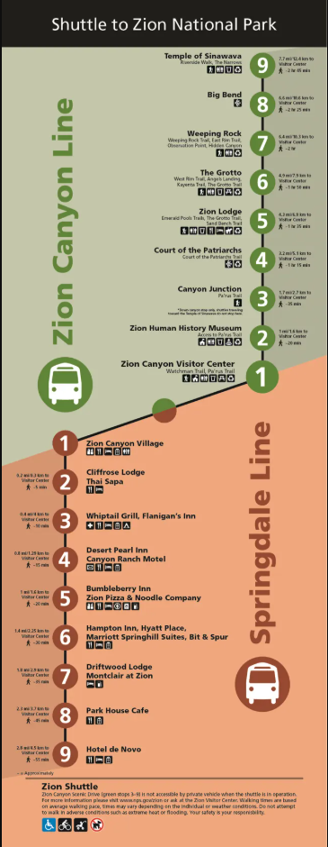 zion shuttle
