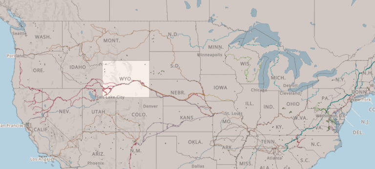 kekutazo.hu Kék Utazó Wyoming állam, USA