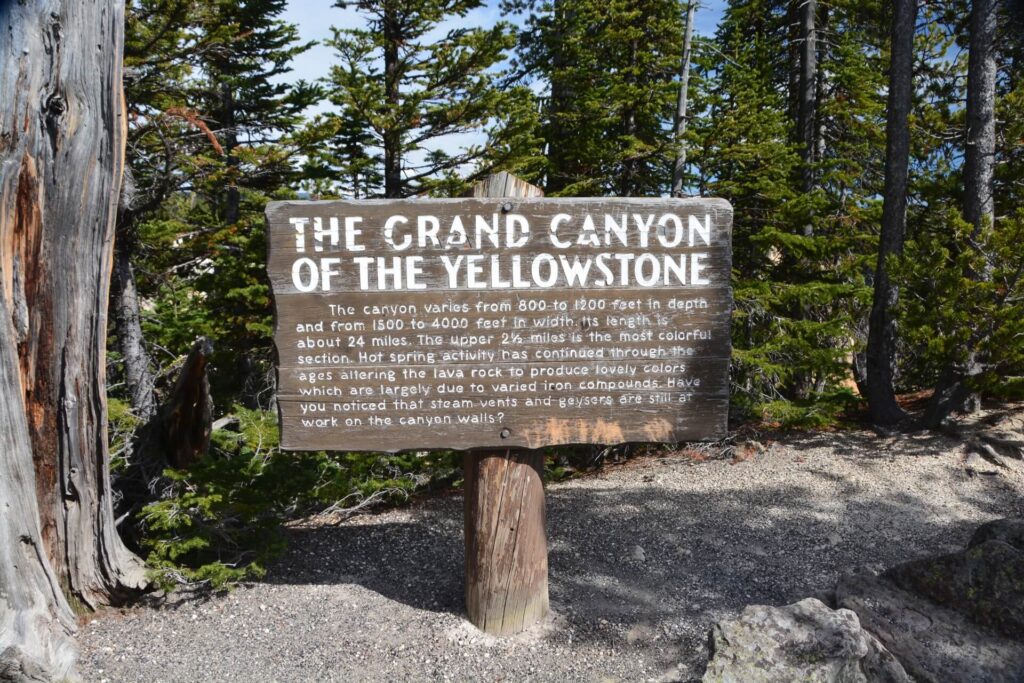 Kék Utazó - Yellowstone Nemzeti Park látnivalók - Grand Canyon