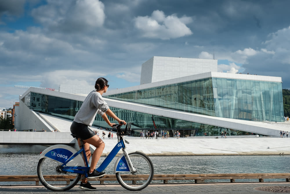 Kék Utazó - Oslo szállások - city bike