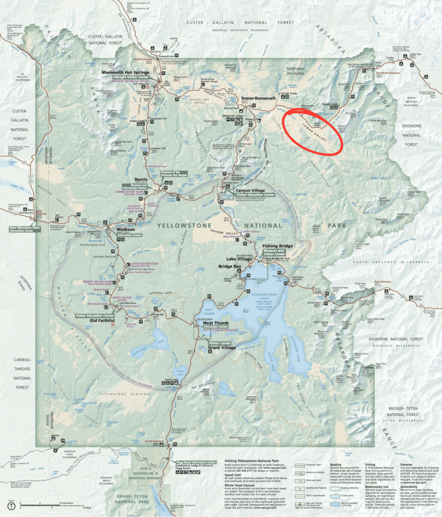 Kék Utazó - Yellowstone Nemzeti Park látnivalók - Lamar Valley
