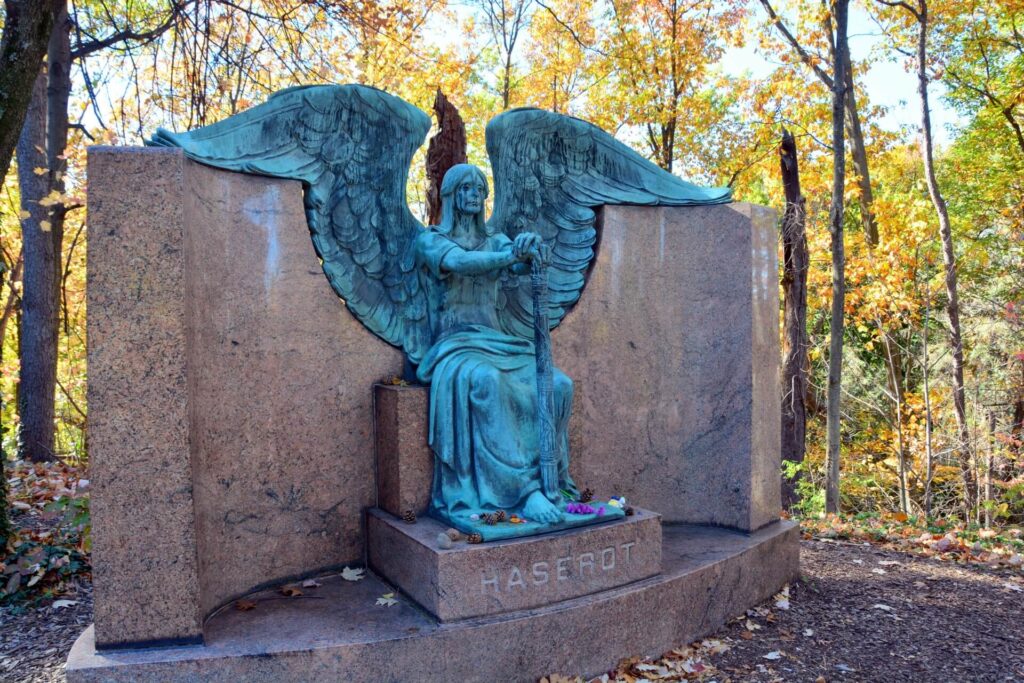 Kék Utazó - Ohio állam, USA látnivalók - Cleveland - Lake View Cemetery