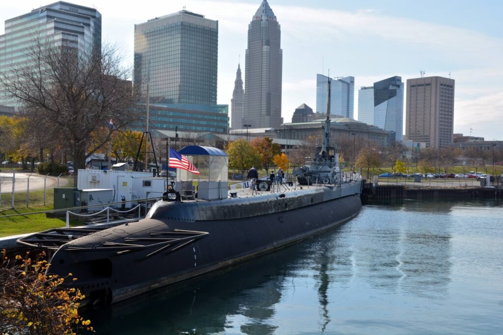 Kék Utazó - Ohio állam, USA látnivalók - Cleveland - USS Cod Submarine