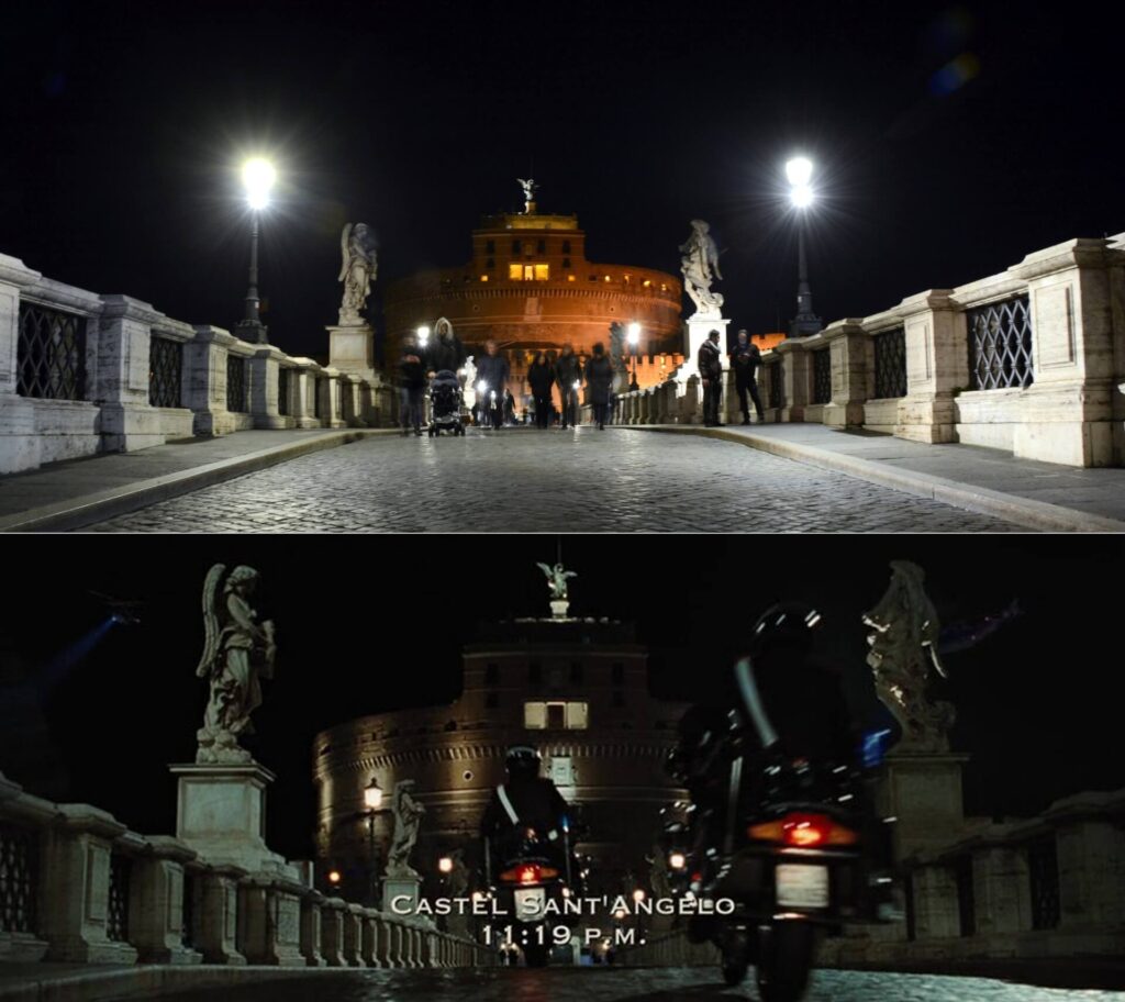 Kék Utazó - Róma látnivalók - Angyalvár - filmes helyszín - Angyalok és Démonok