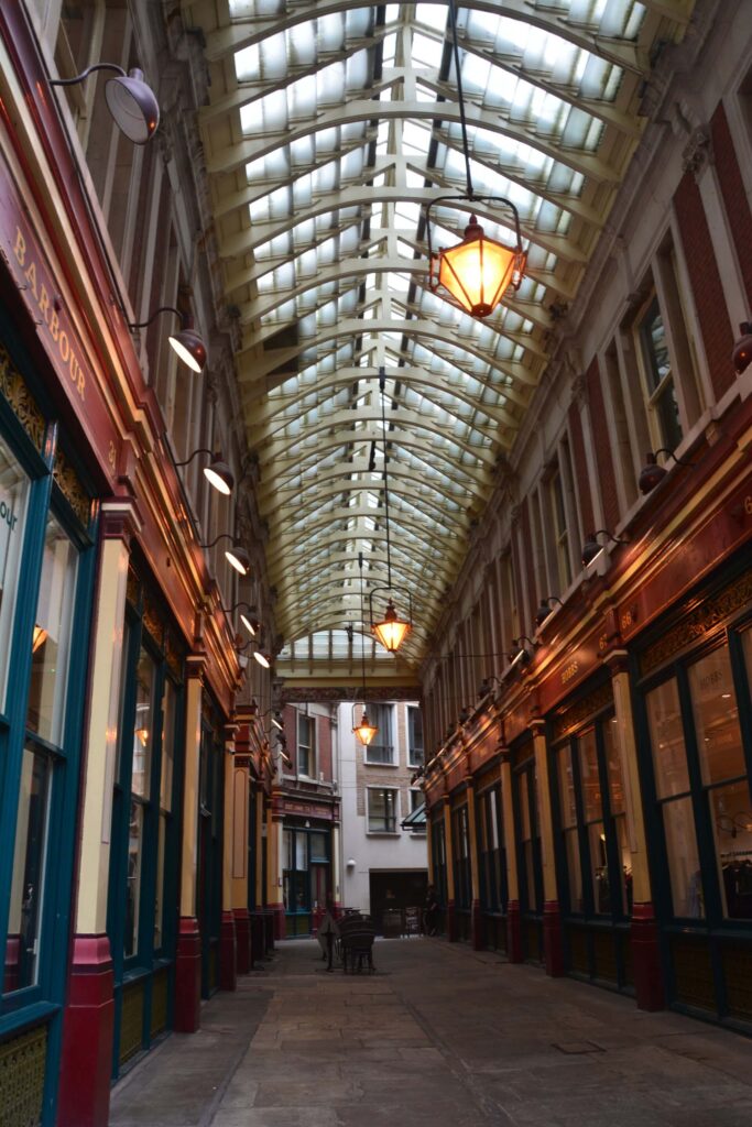 Kék Utazó - Egyesült Királyság látnivalók - London - leadenhall market