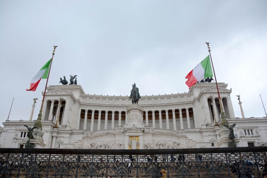 Kék Utazó - Róma látnivalók - Viktor Emánuel emlékmű