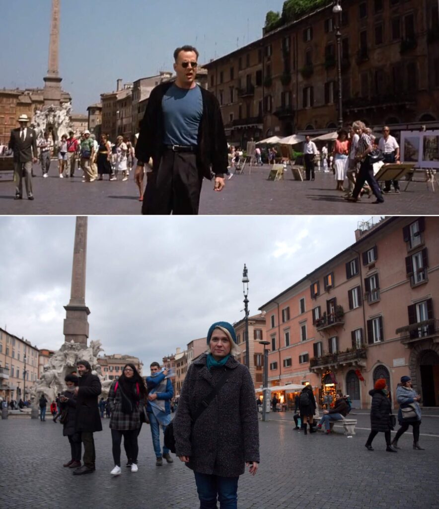 Kék Utazó - Róma látnivalók - Piazza Navona - filmes helyszín - Hudson Hawk