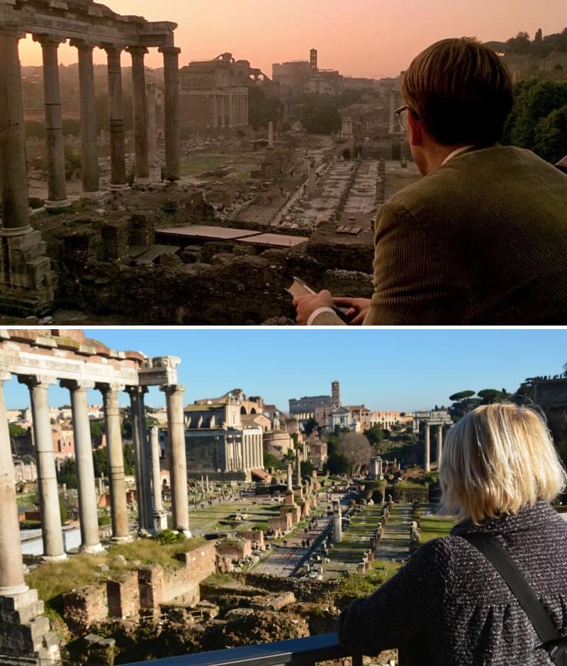 Kék Utazó - Róma látnivalók - Forum Romanum - Tehetséges Mr. Ripley filmforgatás helyszín