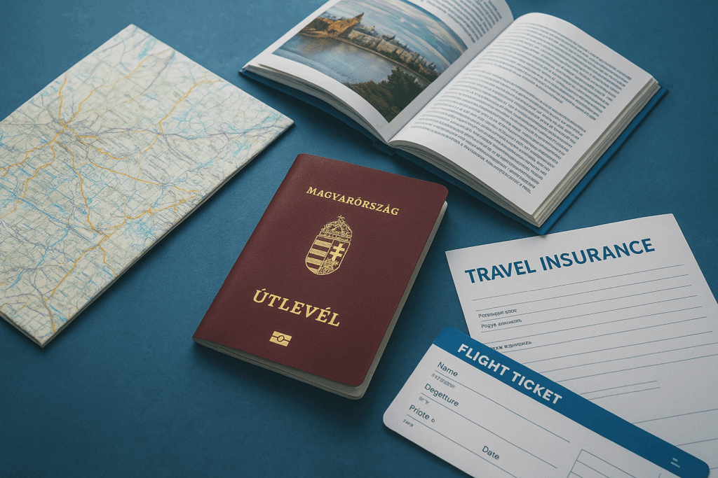 Kék Utazó - Utazási checklist ellenőrző lista csomagoláshoz