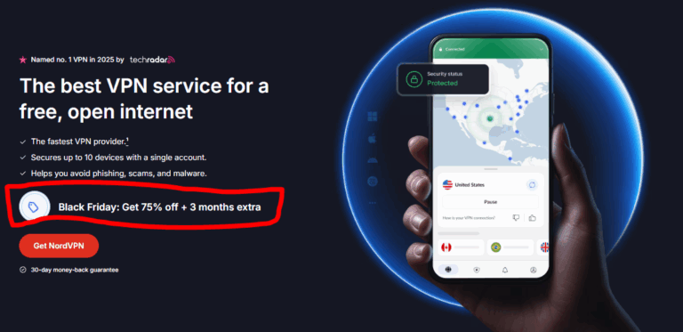 Kék Utazó - utazós Black Friday akciók - Nord VPN