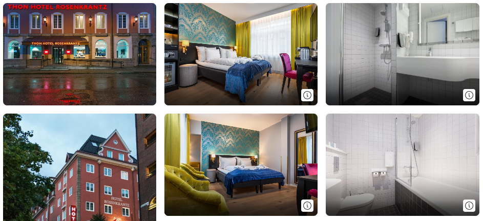 Kék Utazó - Norvégia, Bergen - hosszú hétvége Bergenben - Thon Hotel Rosenkrantz