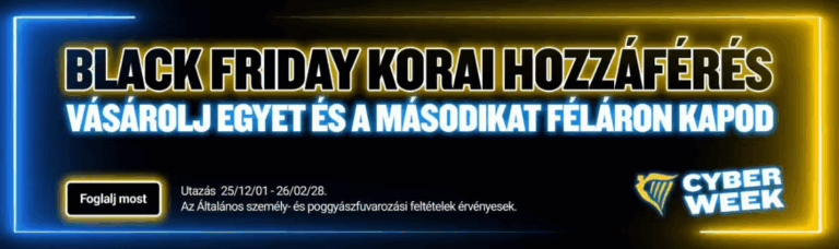 Kék Utazó - utazós Black Friday akciók - Ryanair