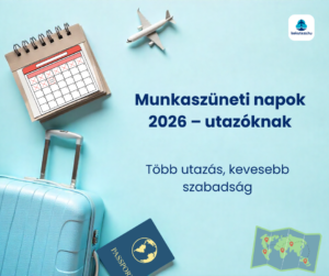 Kék Utazó - munkaszüneti napok 2026