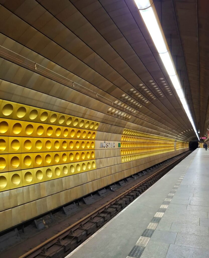 Kék Utazó - prágai metró jegy