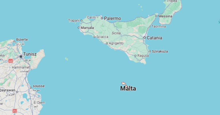 Kék Utazó - Málta - térkép