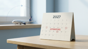 Kék Utazó - munkaszüneti napok 2027